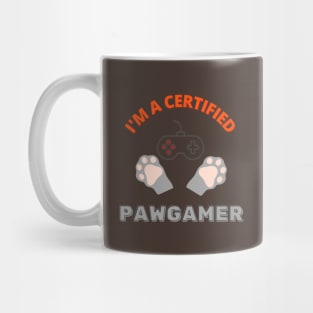 I'm A Certified PawGamer for Dog and Cat Lover Gamer Mug